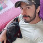 Thakur Anoop Singh Instagram – Thanks to technology we can see our loved Ones so instantly when we miss them! Look at how my shadow responds to my words on a video call when am away for work!!! 😀 absolutely adorable isn’t he?