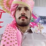 Thakur Anoop Singh Instagram – Maa Bhawani ke Darshan ke Liye aaye hain! Rajputi Andaaz main aap sabhi ko shubhkaamnayen all the way from Solapur.