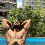 Thakur Anoop Singh Instagram – Diving into serenity, leaving worries behind. 🏊‍♀️
