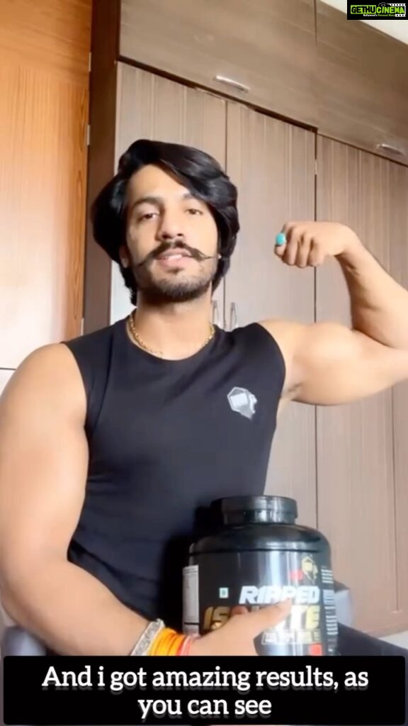 Thakur Anoop Singh Instagram - Try all the all new Isolate Ripped by @gibbon6_nutrition if you looking to shred and gain lean muscle! #muaclewhey #AminoAcids #FitnessSupplements #MuscleRecovery #WorkoutSupplements #Bodybuilding #FitnessMotivation #HealthyLiving #Preworkout #Postworkout #FitLife #Gains #Nutrition #FitFam #SupplementStack #ruknanahi #mrworld #gibbon
