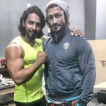 Thakur Anoop Singh Instagram – Congratulations Bhaiya @mevidyutjammwal for your phenomenal success of #IB71 
I watched the film and found it very gripping. Special mention to @vishaljethwa06 for shining bright as Qasim 👏 

A little #Throwback from our prep before #commando2