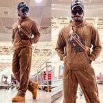 Thakur Anoop Singh Instagram - Am in my best mood when flying ✈️ Tracksuit by @trendsetterldh._