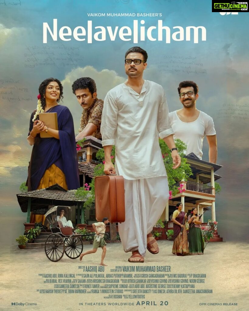 Tovino Thomas Instagram - In Theaters Worldwide April 20th💙 #NeelavelichamMovie #VaikomMuhammadBasheer #MSBaburaj #PBhaskaran #TovinoThomas #AashiqAbu #RimaKallingal #RoshanMathew #ShineTomChacko #GirishGangadharan #VSaajan #Bijibal #RexVijayan #OPMCinemas #OPMCinemasRelease @neelavelichammovie @tovinothomas @rimakallingal @roshan.matthew @shinetomchacko_official @rajeshmadhavan @aashiqabu @sajin_ali_pulakkal @abbasputhupparambil @opmcinemas @opmrecords @girishgangadharan @getsaajan @stultusz @bijibal @rex_vijayan @jothishshankar @_vishnugovind @nixongeorge @sameerasaneesh @ronexxavier4103 @aabidabu @augustine.george @bennykattappana @harish_thekkeppat @bibinravindher @mindsteinstudious @asdineshpro @athira_diljith @r__roshan @fillintheblankscompany @yellow_tooths @aaamxr @johneyframes @theeyeofsree @sangeetha_janachandran @rabbitboxads