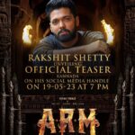 Tovino Thomas Instagram - @rakshitshetty 😍 #ARM #Kannada #teaser1 #ajayanterandaammoshanam