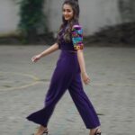 Trisha Instagram - Walking my way into…😈 Wearing @minisondhiofficial Earrings @wrapgame.co Rings @overrated92.5silver @mediatribein Shoes @charleskeithofficial Styled by @ekalakhani @malinikarthikeyan @team___e Hair @rohini_hairstylist Makeup @uspawar3 Shot by @thestoryteller_india @lyca_productions #Raangi #TrishaKrishnan #Trisha