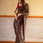 Trisha Instagram - 🍫🧿 Outfit: @sawangandhiofficial Jewellery: @kishandasjewellery Style team : @ekalakhani @team___e @malinikarthikeyan @harshene.ravichandar @arpita.kc @mayuri_srivastava Makeup @uspawar Hair @rohini_hairstylist Photographed by @arunprasath_photography Production: @donsrini for @madrastalkies @lyca_productions #PS2 #PonniyinSelvan #ManiRatnam #TrishaKrishnan #TeamE #CholasAreBack #KishandasJewellery #EkaLakhani #CholaTour Delhi