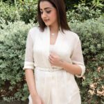 Trisha Instagram - ⛅️ Wearing @ampmfashions Jewellery @overrated92.5silver @mediatribein Shoes @charleskeithofficial Styled by @malinikarthikeyan @team___e Hair @rohini_hairstylist Makeup @uspawar3 Shot by @thestoryteller_india @lyca_productions #Raangi #TrishaKrishnan #Trisha