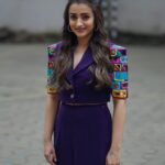Trisha Instagram - Walking my way into…😈 Wearing @minisondhiofficial Earrings @wrapgame.co Rings @overrated92.5silver @mediatribein Shoes @charleskeithofficial Styled by @ekalakhani @malinikarthikeyan @team___e Hair @rohini_hairstylist Makeup @uspawar3 Shot by @thestoryteller_india @lyca_productions #Raangi #TrishaKrishnan #Trisha
