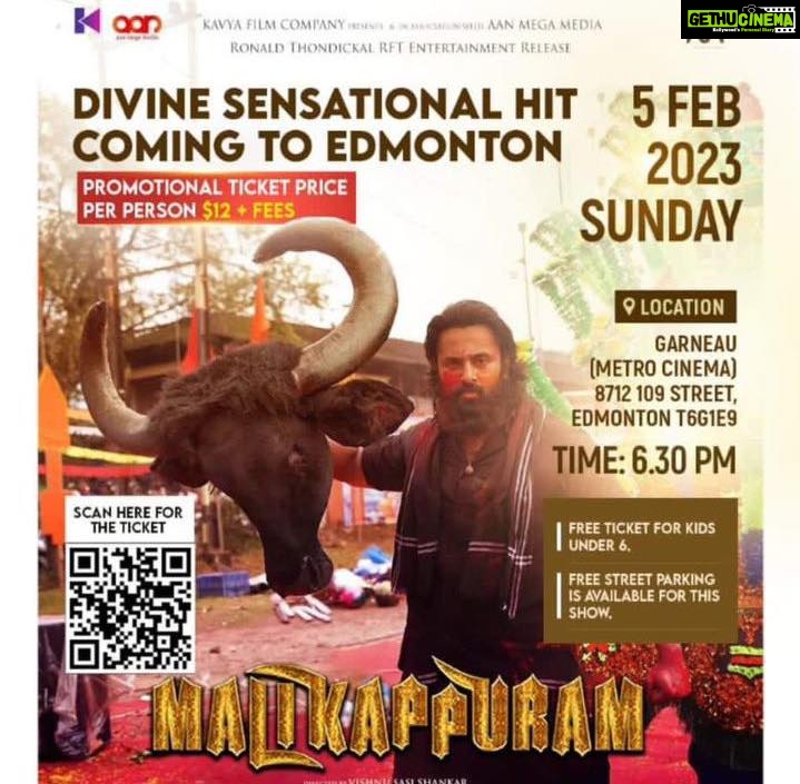Unni Mukundan Instagram - #Malikappuram new screening centres in Canada !! Check the details and book your tickets now! 🤗👍🏼