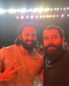 Unni Mukundan Instagram - Finally after a decade long wait… got to meet my icon ❤️ THE GOAT ⚡️ He then not only accepts my request of taking a pic together, he called my name amongst the thousands gathered (was never needed, but that’s how humble he is) he treated me with love and respect , he hugged me and showed me why he the most loved respected and deserved superstar of all. ! @the_real_chiyaan !! Wishing the best for PS2 Sir ☺️