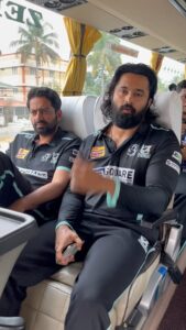 Unni Mukundan Instagram - The Josh is Unbeatable as C3 Kerala Strikers is on their way to the much awaited home match!💥 @kunchacks @iamunnimukundan @asifali @indrajith_s @saijukurup @thevijayyesudas @rajeev_govinda_pillai @arjunnandhakumar @vivekgopan @manikuttantj @siju_wilson @shafiqurahiman @vinumohan_actor @prasanthpalex @singer_nikhil_k_menon @sanjusivram @prajodkalabhavan @antony_varghese_pepe @siddharth2121 @prayagamartin @deeptisati @bindu_dijendranath @cclt20 @keralastrikersofficial @celebritycricketclub @gokulsankardas @mahin_shah_cp @anulalphotography @professional_overthinker89 @rajkumarsethupathy @jaisondiver @shajipm0812 @mibujosej @id247news @id__247@cclt20 #cricket #celebrity #cricketlovers #celebritycricketleague #c3 #keralastrikers #malayalam #mollywood #filmindustry #media #ccl #bollywood #cricketlover #cricketmemes #pratice #happyhappyccl