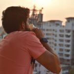 Vaishnav Tej Instagram – #coffee☕️#sunset PC: @rishiprasad3067