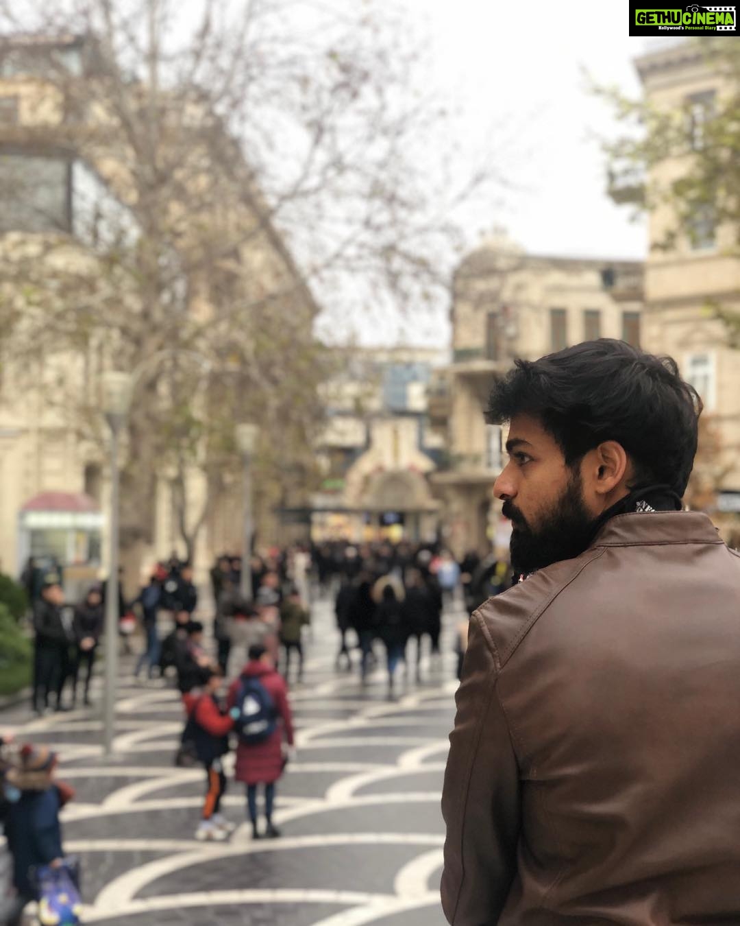 Vaishnav Tej Instagram - #baku🇦🇿🥶 PC: @sravanth.d