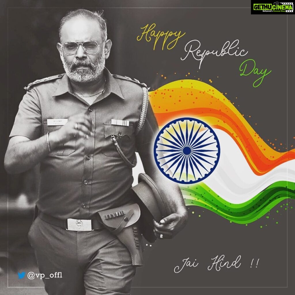 Venkat Kumar Gangai Amaren Instagram - Jai hind #happyrepublicday #strictoppicer 😬👮🏽‍♂