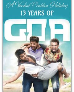 Venkat Kumar Gangai Amaren Instagram - Wow 13 years already!! Time flying!! One of my fav film #Goa #13yearsofGoa