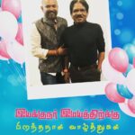 Venkat Kumar Gangai Amaren Instagram - Happy birthday to our legendary #iyakkunarimayam #bharathiraja