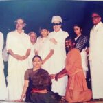 Venkat Kumar Gangai Amaren Instagram – That’s me with the one and only #puratchithalaivar On my Mirudangam arangetram!! Nov25th 1987 the one sitting is my mom!! #Memories #isaignani #tvg ##rmveerapan #bhaskarappa and my #dad next mom!! thanks @vasukibhaskar