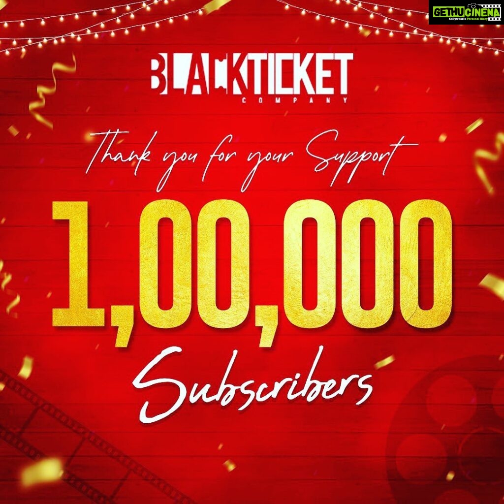 Venkat Kumar Gangai Amaren Instagram - Yaaay!! Thank q guys!! Our #BlackTicketCompany @YouTube channel just reached 100,000 subscribers!! More contents coming soon!! Chk bio for the link!!