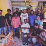 Venkat Kumar Gangai Amaren Instagram - Celebrating #maanaadu with my team!! Yes the direction/scripting team!!! Thank q boys for hanging in there with me for the past three years in this one single dream of mine!! Love u all!! U guys play a major vital role in this success!! Miss u @dirsaravanarajan master! #MaanaaduDirectionTeam #maanaadublockbuster