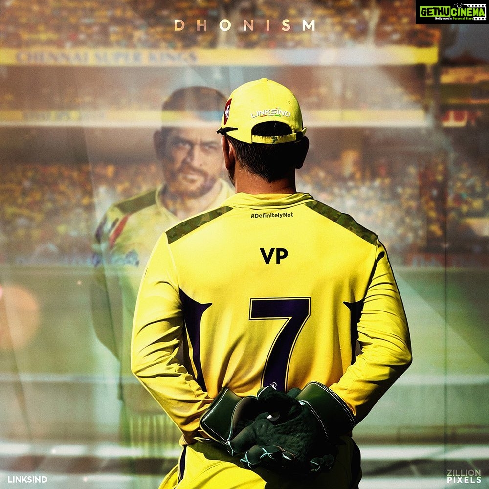 Venkat Kumar Gangai Amaren Instagram - And it begins!! @chennaiipl @mahi7781 #iplfever #csk4life #dhonism #no7jersey