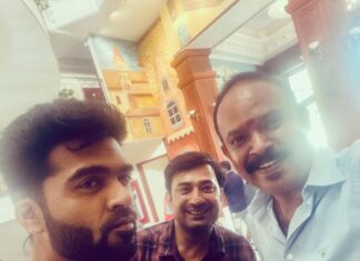 Venkat Kumar Gangai Amaren Instagram - For all #STR fans!! #maanaadu shoot spot @silambarasantrofficial @aravindaakash