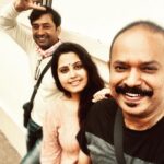 Venkat Kumar Gangai Amaren Instagram - #rendevous with @aravindaakash @aishwarya_12dec