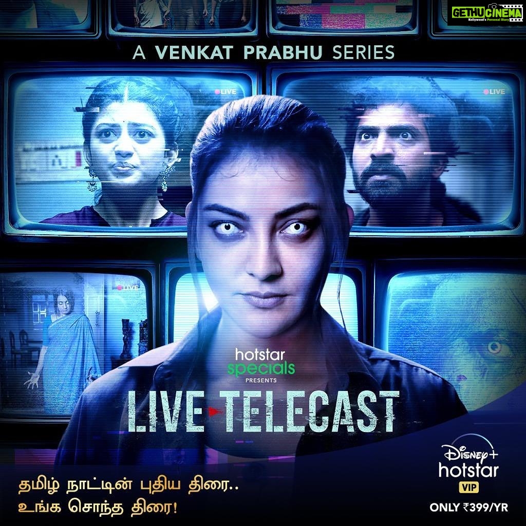 Venkat Kumar Gangai Amaren Instagram - Super excited to tell you that my new Tamil horror web series ‘Live Telecast’, is streaming soon only on @DisneyPlusHotstarVIP! #TamilNaattinPuthiyaThirai