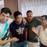 Vennela Kishore Instagram - Lunch n Laughter..Whatta way to kick start the new year🤣....year made🤗 thx to @adivisesh @mahendrababu2590 n @thagubothramesh #DostaniKaMeetha