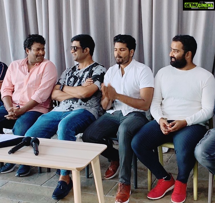 Vennela Kishore Instagram - #MathuVadalara Promotions 🔥😃