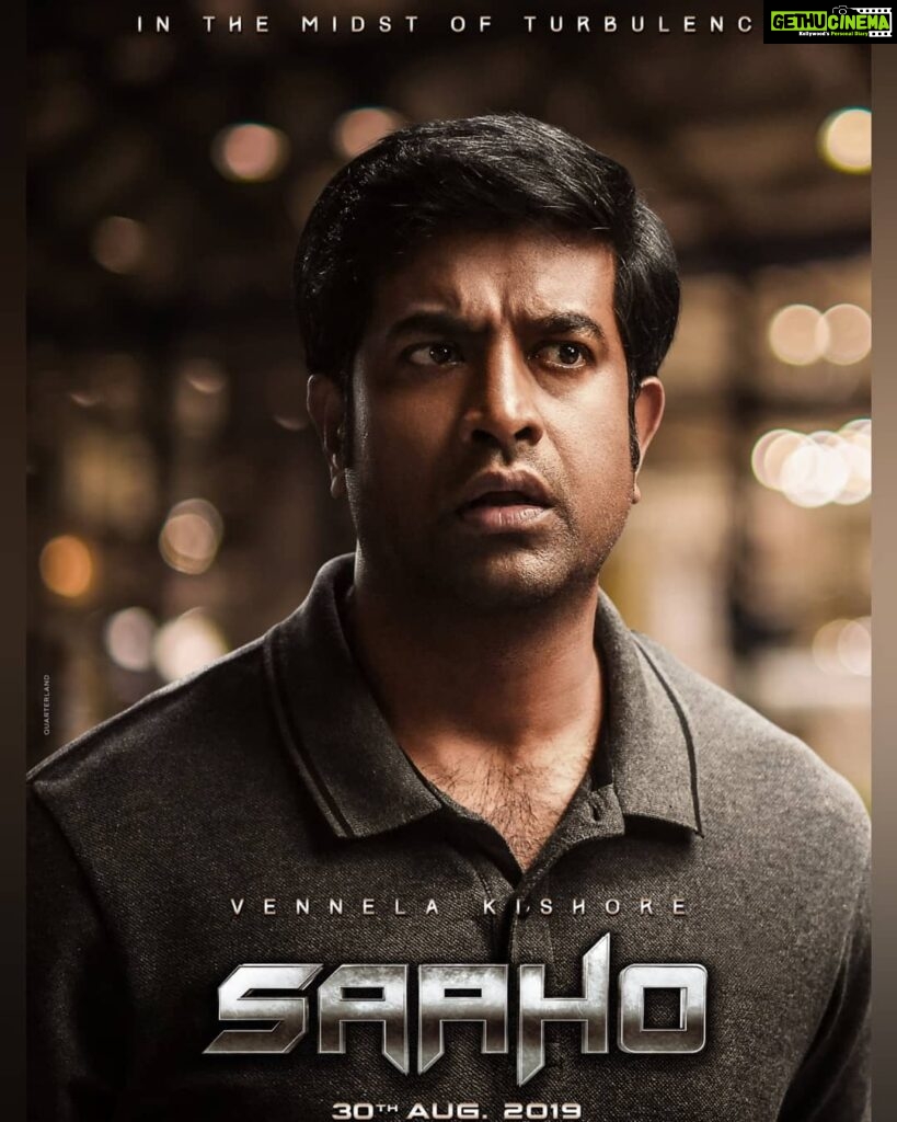Vennela Kishore Instagram - Me... Goswami😁 💥💥In the midst of turbulence💥💥 #Sahoo #SaahoTrailer out at 5 pm today!