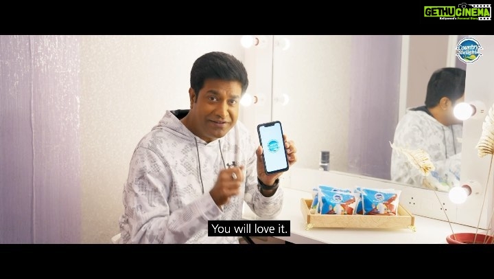 Vennela Kishore Instagram - Just when you think everything is going fine, a sip of bad milk can ruin your mood and your day. Look no further because @countrydelightnatural ‘s 100% Natural Buffalo Milk comes with no preservatives, or mixing. It is delivered directly from farms to your doorstep at 7 am. CountryDelightApp #NaturalBuffaloMilk #PureMilk #NoPreservatives #UnadulteratedMilk #FarmFresh #DoorstepDelivery #NoInjections #FarmtoHome #SafeandFresh
