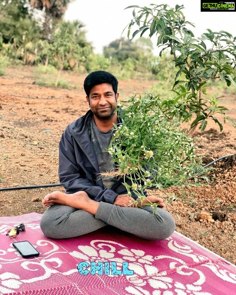 Vennela Kishore Instagram - Time well spent😊 n got some organic greens along..