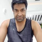 Vennela Kishore Instagram – That unfiltered Pre-workout Glow you get, when your trainer says he needs the day off..😝😎