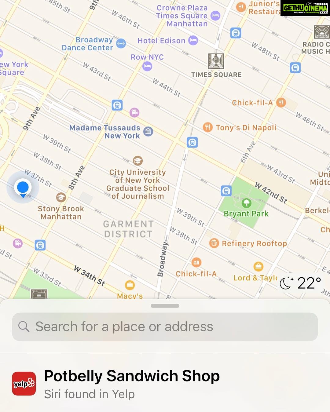 Vennela Kishore Instagram - Set your priorities straight😍 and let yelp navigate😁😁 #timessquare