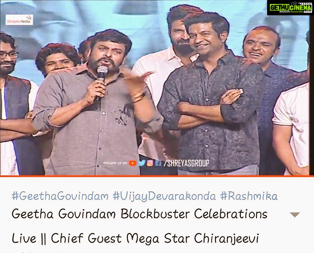 Vennela Kishore Instagram - One of those rare priceless moments where you just stand still n absolutely gush over..Ever Grateful MegaStar Sir๐๐ป๐๐ป and Allu Aravind Sir..A Day To Remember๐๐ผ๐๐ผ