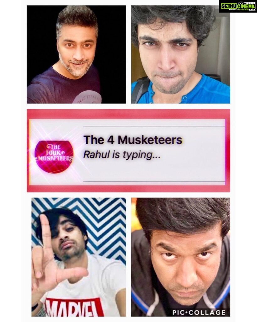 Vennela Kishore Instagram - Our musketeer group being a weird combo of various frequencies, we r blessed to have @rahulr_23 as our only equalizer🤪..and at times our mind sanitizer 😝..love u ra cutie..happiest birthday 🤗🤗🤗..wishing you all the happiness n success😘 #RahulooRahulaa