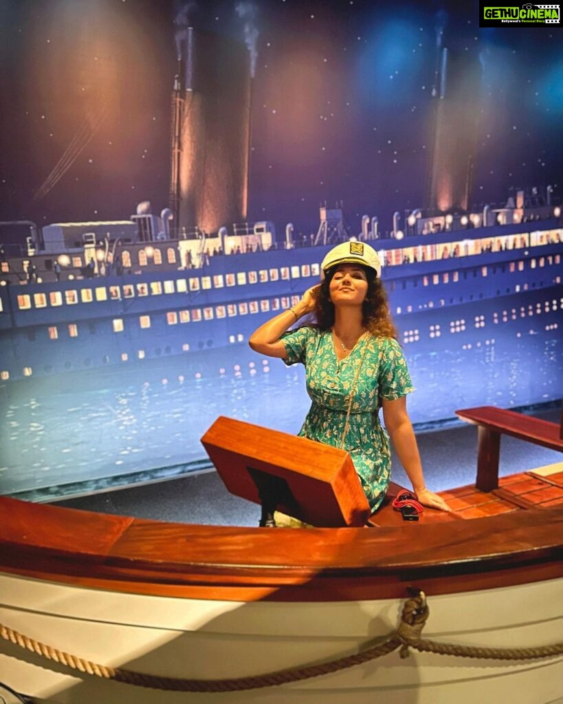 Vidhya Instagram - At the largest Titanic museum in the world which has over 400 personal and private artifacts from the Titanic which sank in the year 1912🛳 Titanic Museum, Pigeon Forge, Tennessee