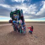 Vidhya Instagram - “You are the Artist of your own life. Don’t hand the paint brush to anyone else.” Happy New Year♥️ 📸 @imichael.1 Cadillac Ranch, Amarillo, Texas