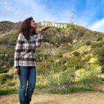 Vidhya Instagram - LA LA LAnd 💁‍♀️🧚‍♀️ #hollywood #losangeles #california Hollywood
