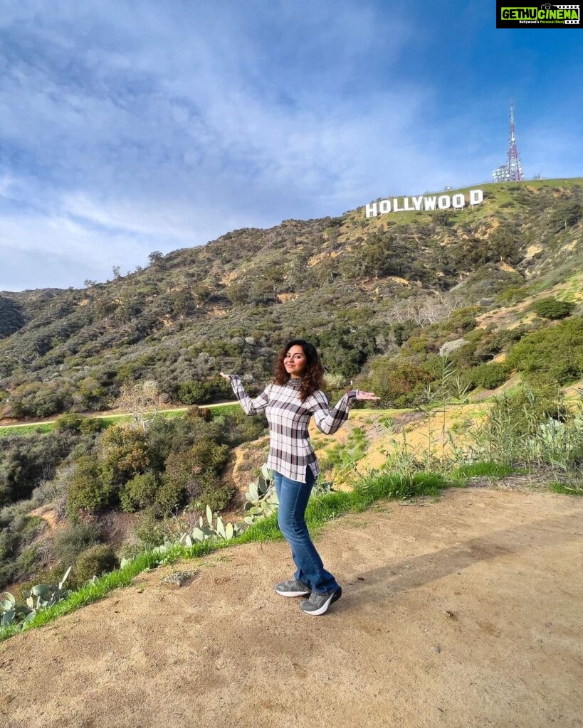 Vidhya Instagram - LA LA LAnd 💁‍♀🧚‍♀ #hollywood #losangeles #california Hollywood