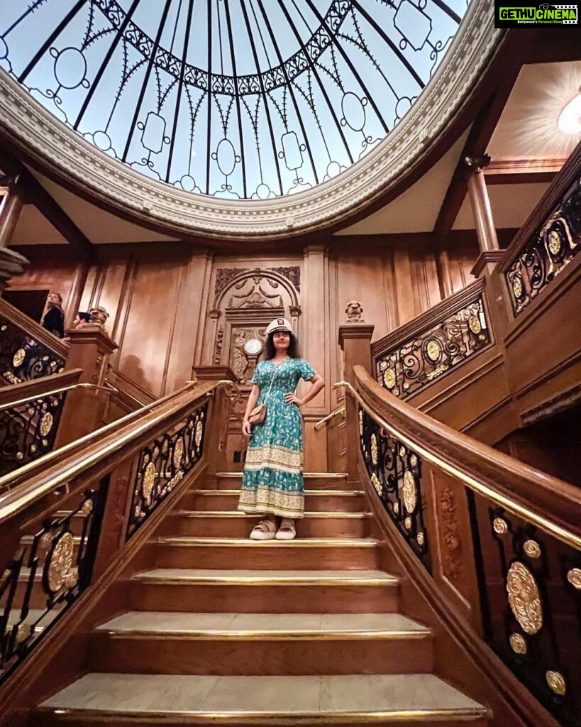 Vidhya Instagram - At the largest Titanic museum in the world which has over 400 personal and private artifacts from the Titanic which sank in the year 1912🛳 Titanic Museum, Pigeon Forge, Tennessee