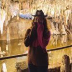 Vidhya Instagram – Meramec caverns were formed from the erosion of large limestone deposits over millions of years. Also the hideout of Jesse James in the 1870s 🤠. #merameccaverns Meramec Caverns