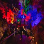 Vidhya Instagram – Meramec caverns were formed from the erosion of large limestone deposits over millions of years. Also the hideout of Jesse James in the 1870s 🤠. #merameccaverns Meramec Caverns