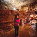 Vidhya Instagram – Meramec caverns were formed from the erosion of large limestone deposits over millions of years. Also the hideout of Jesse James in the 1870s 🤠. #merameccaverns Meramec Caverns