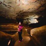 Vidhya Instagram – Meramec caverns were formed from the erosion of large limestone deposits over millions of years. Also the hideout of Jesse James in the 1870s 🤠. #merameccaverns Meramec Caverns