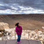 Vidhya Instagram - Best-preserved meteorite crater on Earth🙂 It is 50,000 years old and about 3,900 ft (1,200 m) in diameter, some 560 ft (170 m) deep, and is surrounded by a rim that rises 148 ft (45 m) above the surrounding plains. Meteor Crater Natural Landmark
