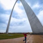 Vidhya Instagram - When you run out of poses🤣🤷‍♀️ #thegatewayarch #stlouis #missouri The Gateway Arch - St. Louis, MO