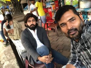 Vijay Antony Instagram - 🙌 with my director 🎬 from the sets of #AgniSiragugal #directornaveen #ammacreations @arunvijayno1 @aksharaa.haasan