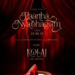 Vijay Antony Instagram – ICONIC SONG 🔥🔥 #PaarthaNyabhagam – 2nd single from #KOLAI will be out on 23rd September @ 5.00 PM 

Reimagined by @girishhgopal
Sung by @shreyaghoshal

Directed by : @dirbalajikumar
Produced by : @infinitifilmventures & @lotuspictures.ig 

Producers : @bohra.Kamal @dhananjayang2 #Pradeepb @bohra6486 #tansridoraisingam @sidshankar_ @rvs.ashokkumar

Starring : @ritika_offl @meenakshichaudhary006 @sharma_murli @radikaasarathkumar @johnvijayofficial @sidshankar_ @actorkishorekumar @arjunchidambaram @samkitbohra_ 

Technicians:
@vijayansivakumar @girishhgopal @selva_rk @maheshmathew0602 #KArusamy
@svijayrathinam @art.rameshacharya @pradeeeeep @shimona_stalin @snehamnj @asthabisani @tuneyjohn @donechannel1 @ctcmediaboy @saregamatamil