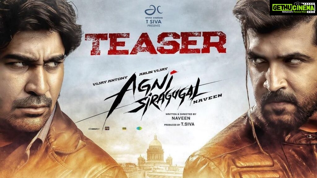 Vijay Antony Instagram - Very glad and proud to reveal the teaser of #AgniSiragugal #Jwala 🔥 You will become the most wanted director in india after this Naveen🏅😊Thanks and congratulations Siva sir for producing this epic😊 @arunvijayno1 @tsivaamma @naveenfilmmaker https://youtu.be/IlPmHUfIBtU